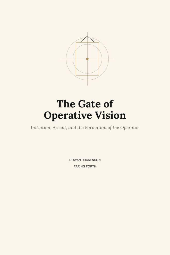Cover of The Gate of Operative Vision