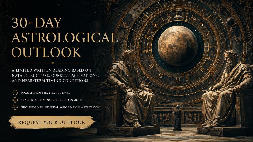 [astrological instruments arranged for technical judgment and timing analysis]